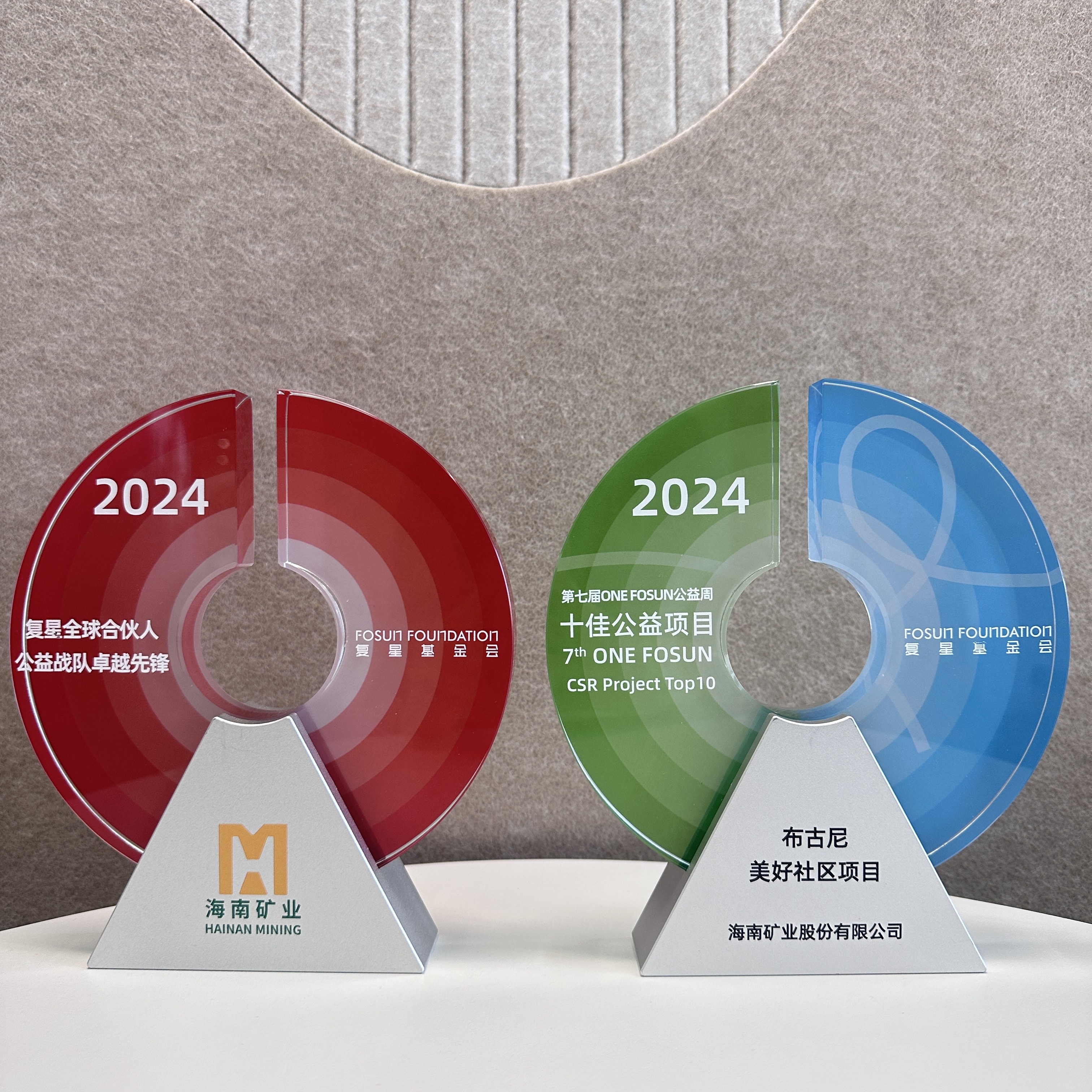 海南礦業(yè)榮獲多個復星公益獎項